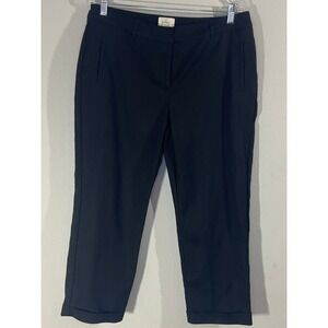Chico's So Slimming Women's Crop Pants Sz 1.5 US 10 Black Career Work Trousers